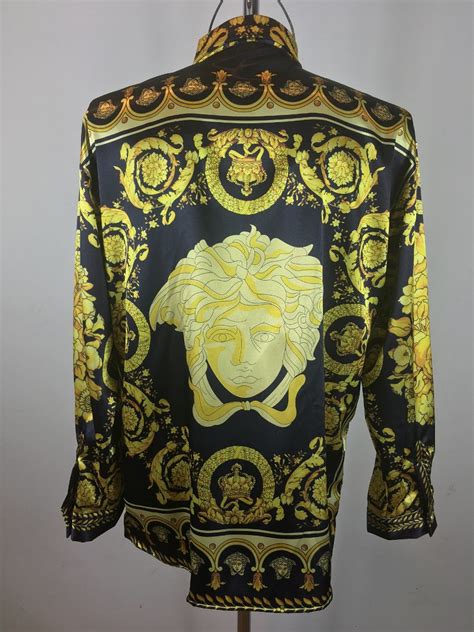 camisas versace de seda precio|Camisas Seda Versace para Hombre para Colección Primavera .